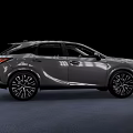 Lexus Silver SUV With Sleek Modern Design And Black Wheels