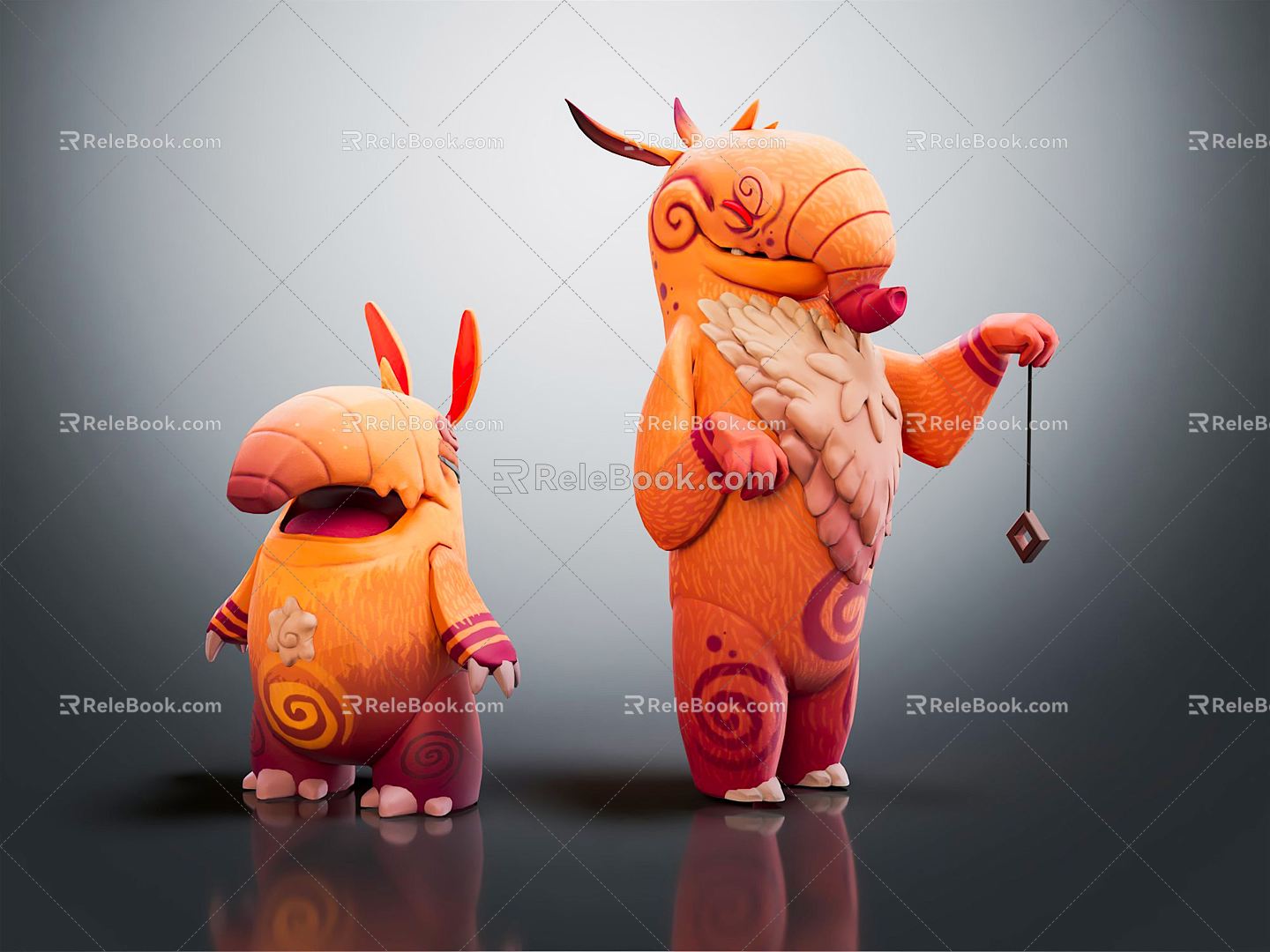 Modern Game Character Monster Monster 3d model