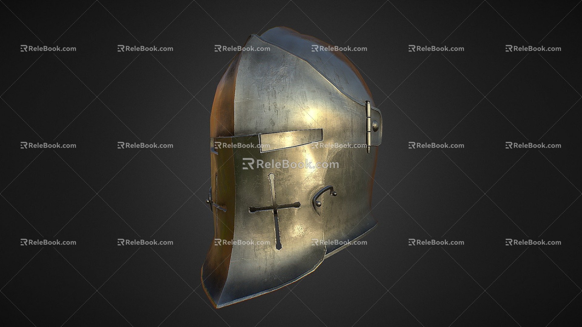 Medieval helmet model