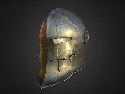 Medieval helmet model