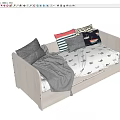 Multiplayer Sofa Card Seat Sofa 3d model