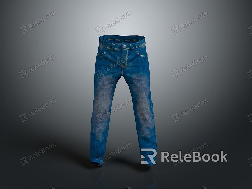 Jeans Casual Pants Denim Casual Pants Men's Pants Women's Pants Men's Pants Women's Pants model