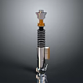Mechanical Shock Absorber With Coil Spring Metal Top And Bottom Connector