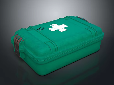 Medical Bag Medical Bag First Aid Bag Red Cross Bag Satchel Bag Collar Bag Leather Bag Cloth Bag 3d model