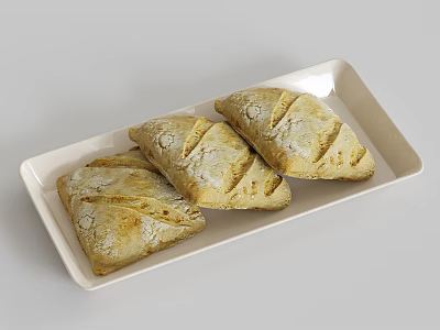 Bread food 3d model