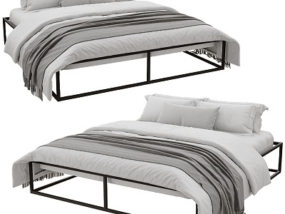 Double Bedware Bed Furniture model