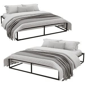 Double Bedware Bed Furniture 3d model