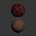 Scenic Textured Spheres Featuring Diverse Natural and Architectural Patterns 3d model