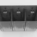 Modern Shower Sauna With Multiple Compartments Metal Design And Shower Heads