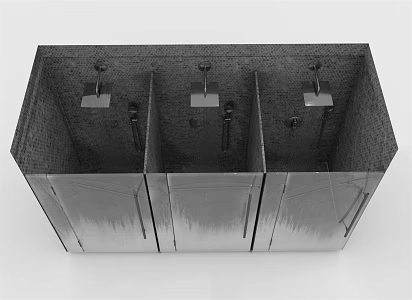 Modern Shower Room Shower 3d model