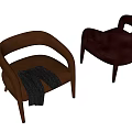 single chair 3d model