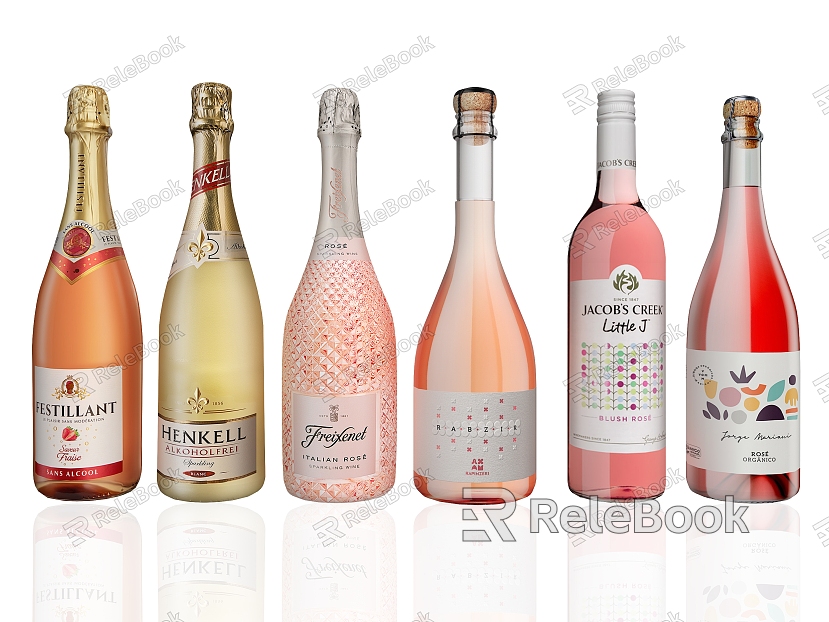 Wine Beer Wine Champagne Beverage Bottle Wine Bottle Cocktail Wine Bottle Wine Wine Foreign Wine High-grade Wine Fruit Wine model