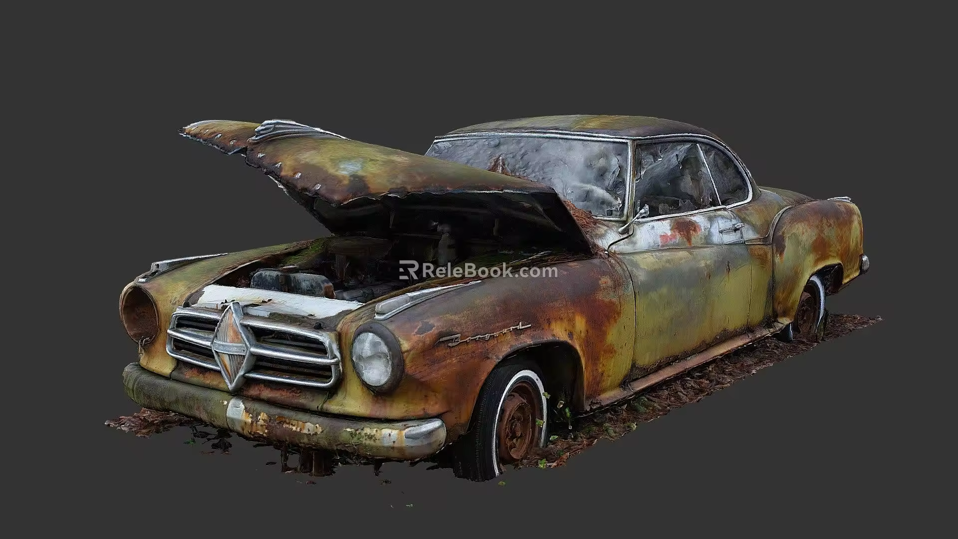 two-door coupe 3d model