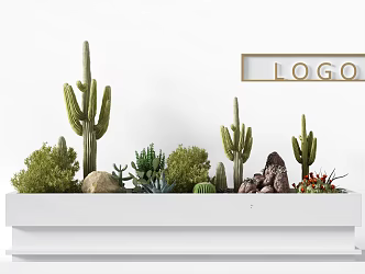 Modern Plants Flowers and Plants Combination 3d model