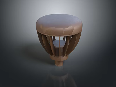 Hardware Tool Metal Component With Round Top And Hollow Structure Design 3d model