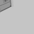 Heavy Duty Metal Safe Door With Secure Lock Handle And Rivet Details Design