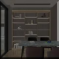 Modern Boutique Store Interior With White Sofas Coffee Table Bookshelves Glass Partitions And Chandeliers