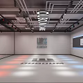 Modern Fitness Gymnasium With Spacious Training Area And Workout Equipment
