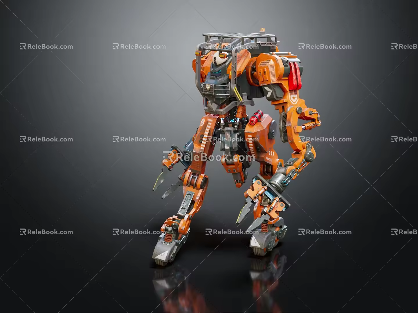 Modern Robot Warrior Robocop 3d model
