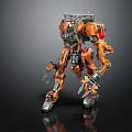 Modern Robot Warrior Robocop 3d model