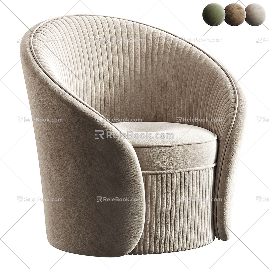 Bloom armchair 3d model