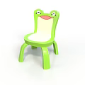 Cute Green Frog Shaped Children's Chair with Playful Design and Comfortable Seat