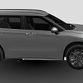 Silver Mitsubishi SUV With Modern Front Headlights Sleek Body Lines And Alloy Wheels