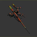 Mech Warrior Mech Soldier Machine Battlearm Mechanical Battlearm Machine Fighter Robot 3d model