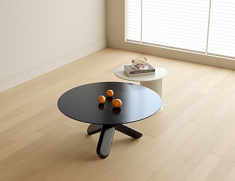 Modern round coffee table 3d model