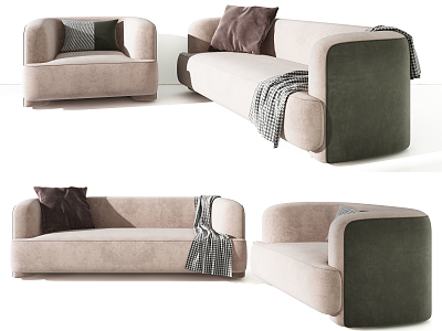 Modern combination sofa combination model