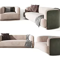 Modern combination sofa combination combination 3d model
