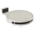 Smart Circular Robotic Vacuum Cleaner with Automatic Cleaning and Home Charging Dock 3d model