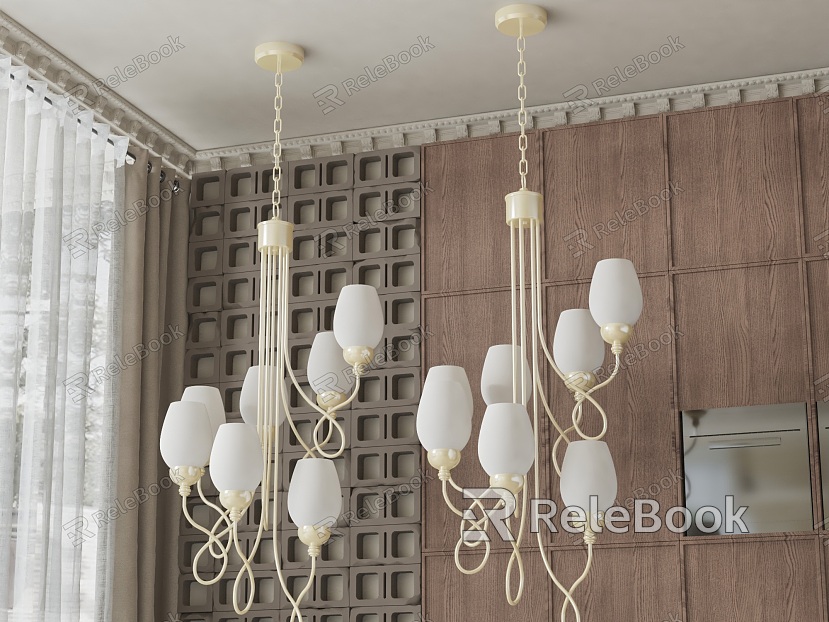 Pendant lamp combination model