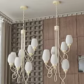 Pendant lamp combination 3d model