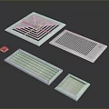 Different Types Of Modern Ventilation Grilles In Various Shapes And Designs