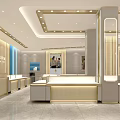 China Gold Jewelry Store Exterior With Signage And Display Windows