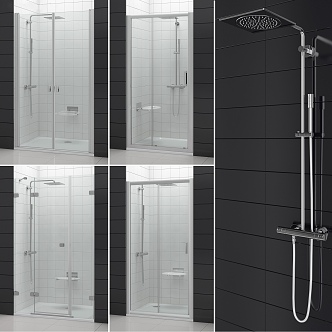 Modern Shower Room Shower Room Shower Room 3d model