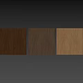 Wooden Components In Vertical Arrangement With Various Wood Grain And Decorative Ball