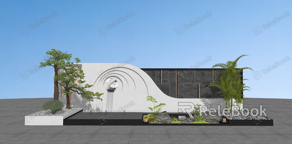 Landscape Wall Enclosure model