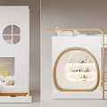 Children in and out of bed 3d model