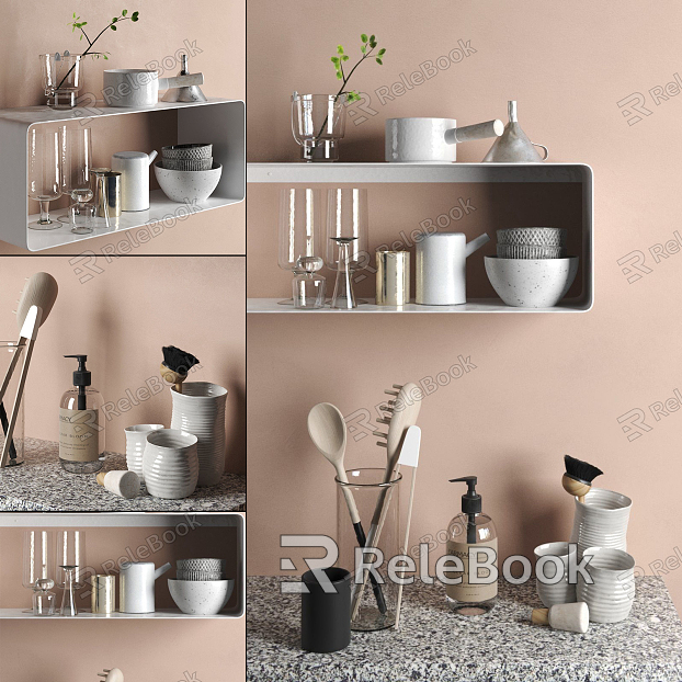 Modern Kitchen Supplies Kitchen Tableware Supplies model