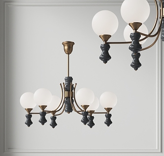 French chandelier 3d model