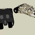 Black And Camouflage Armored Military Cars With Heavy Duty Design And Large Tires