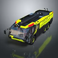 Modern Yellow Black Heavy Duty Utility Vehicle With Lifting Arm And Multi Wheel Design