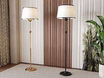 Floor lamp combination 3d model