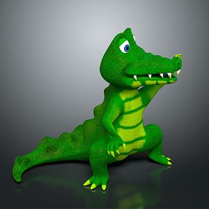 Crocodile Alligator Nile Crocodile carnivore reptile cold-blooded animal reptile 3d model