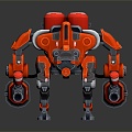 Modern robot cartoon robot anime robot 3d model