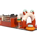 Dessert Shop Donuts Dessert Nakajima Cake Shop Bakery Nakajima 3d model