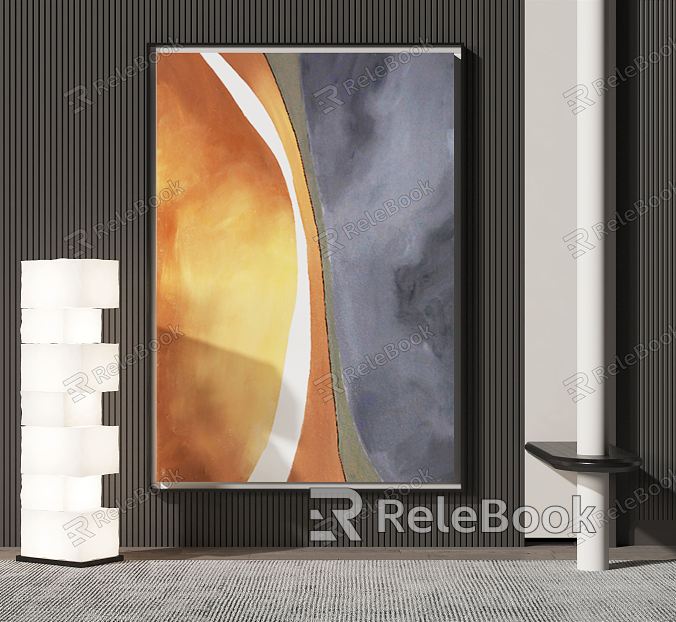 Modern Abstract Painting Abstract Hanging Picture Combination model