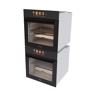 Embedded oven 3d model